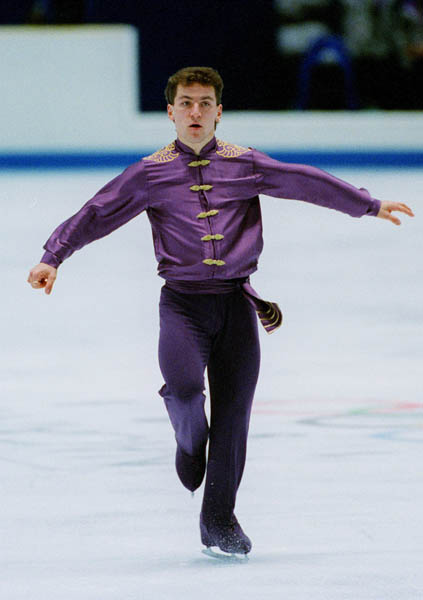 Canada's Elvis Stojko performs during the Olympic men's figure skating  programme at the 1998 Winter Olympics in Nagano. (CP PHOTO/COA)