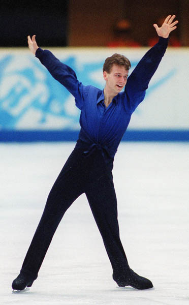 Canada's Jeff Langdon competes in the men's figure skating event at the 1998 Nagano Winter Olympic Games. (CP Photo/ COA)