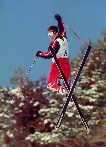 Canada's Stephane Rochon competes in the Freestyle ski event at the 1998 Nagano Olympic Games. (CP Photo/ COA)