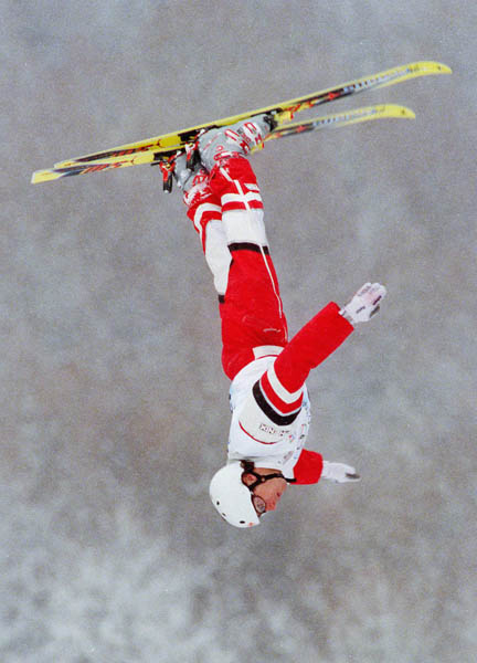 Canada's Andy Capicik competes in the Freestyle ski event at the 1998 Nagano Olympic Games. (CP Photo/ COA)