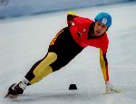Canada's Patrice Gagnon competing in the K-1 event at the 1992 Olympic games in Barcelona. (CP PHOTO/ COA/ F.S. Grant)
