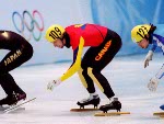Canada's Patrice Gagnon competing in the K-1 event at the 1992 Olympic games in Barcelona. (CP PHOTO/ COA/ F.S. Grant)