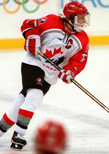 Canada's Stacy Wilson, captain of the women's hockey team at the 1998 Nagano Winter Olympics. (CP PHOTO/COA)