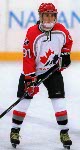 Canada's Geraldine Heaney playing women's hockey at the 1998 Nagano Winter Olympics. (CP PHOTO/COA)