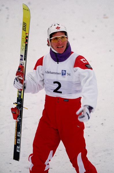 Canada's Phillipe Laroche freestyle skier at the 1994 Lillehammer Winter Olympics. (CP PHOTO/ COA)