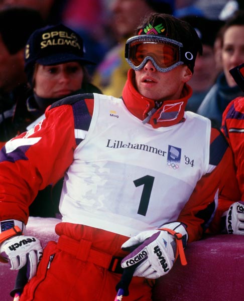 Canada's Jean-Luc Brassard at the 1994 Lillehammer Winter Olympics. (CP PHOTO/ COA)