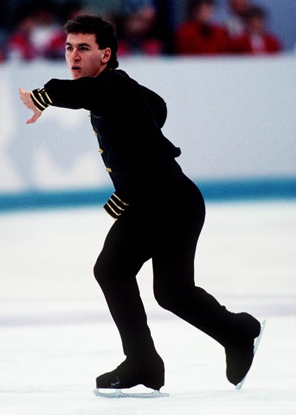 Canada's Elvis Stojko competes in the figure skating event at the 1994 Lillehammer Winter Olympics. (CP PHOTO/ COA)