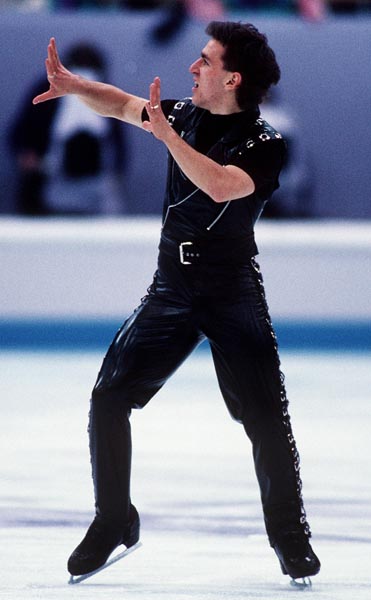 Canada's Elvis Stojko competes in the figure skating event at the 1994 Lillehammer Winter Olympics. (CP PHOTO/ COA)