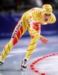 Canada's Sean Ireland competes in the long track speed skating event at the 1994 Lillehammer Winter Olympics. (CP Photo/ COA/F. Scott Grant)