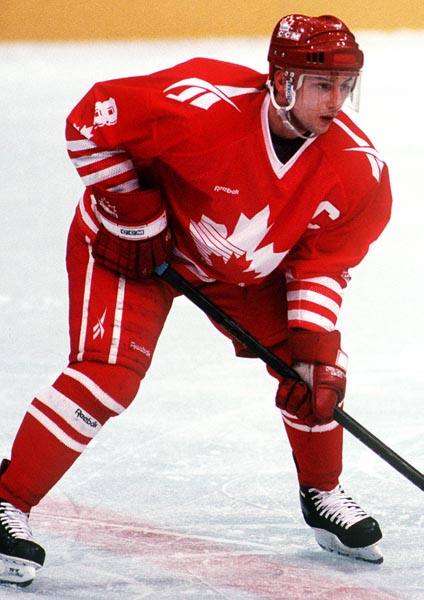 Canada's Fabian Joseph in action at the 1994 Lillehammer Winter Olympics. (CP PHOTO/ COA)