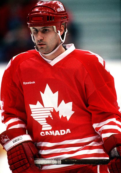 Canada's Chris Kontos at the 1994 Lillehammer Winter Olympics. (CP PHOTO/ COA)