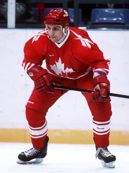 Canada's Brad Werenka at the 1994 Lillehammer Winter Olympics. (CP PHOTO/ COA)