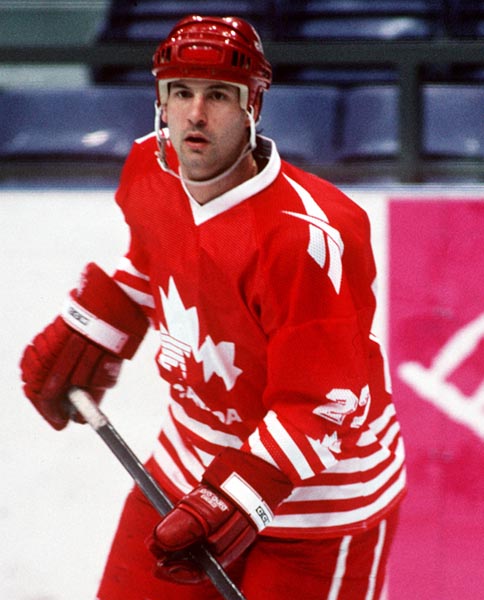 Canada's Chris Kontos in action at the 1994 Lillehammer Winter Olympics. (CP PHOTO/ COA)