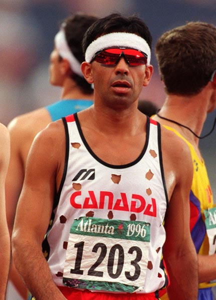 Canada's Arturo Huerta at the 1996 Atlanta Summer Olympic Games. (CP PHOTO/COA/Claus Andersen)