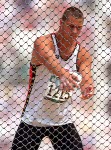 Canada's Jason Tunks competes in the discus event at the 1996 Olympic games in Atlanta. (CP PHOTO/ COA/Claus Andersen)