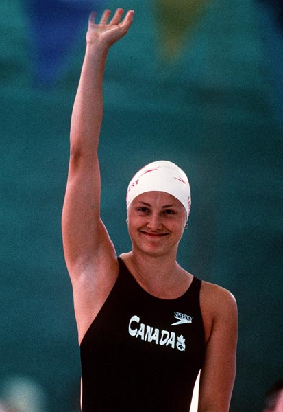 Canada's Marianne Limpert at the 1996 Atlanta Summer Olympic Games. (CP PHOTO/COA/Claus Andersen)