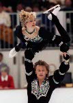 Canada's Jose Chouinard competing in the figure skating event at the 1992 Albertville Olympic winter Games. (CP PHOTO/COA/Scott Grant)
