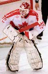 Canada's Eric Lindros competing in the Gold Medal game against the Unified Team in which Canada won Silver at the 1992 Albertville Olympic winter Games. (CP PHOTO/COA/Scott Grant)