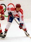 Canada's Eric Lindros competing in the hockey event against France at the 1992 Albertville Olympic winter Games. (CP PHOTO/COA/Scott Grant)