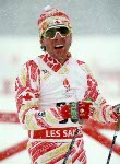 Canada's Yves Bilodeau competes in a cross country ski event at the 1988 Calgary Olympic winter Games. (CP PHOTO/COA/ J. Gibson)