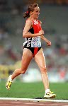 Canada's Lisa Harvey competing in the 10000m event at the 1992 Olympic games in Barcelona. (CP PHOTO/ COA/ Claus Andersen)