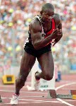 Canada's Michael Smith competing in the decathlon event at the 1992 Olympic games in Barcelona. (CP PHOTO/ COA/ Claus Andersen)
