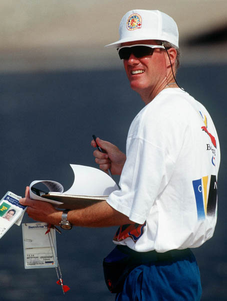 Canada's Rob Sleeth, canoe team leader at the 1992 Olympic games in Barcelona. (CP PHOTO/ COA/ F.S. Grant)