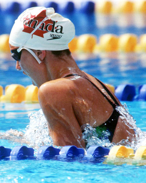 Joanne Malar du Canada participe  une preuve de natation aux Jeux olympiques de Barcelone de 1992. (Photo PC/AOC)