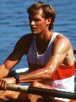 Canada's Derek Porter competing in the men's 8+ rowing event at the 1992 Olympic games in Barcelona. (CP PHOTO/ COA/Ted Grant)