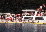 Canada's women's 8+ competing in the 8+ rowing event at the 1992 Olympic games in Barcelona. (CP PHOTO/ COA/Ted Grant)