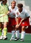 Canada's Tara Croxford competing in the field hockey event at the 1992 Olympic games in Barcelona. (CP PHOTO/ COA/Claus Andersen)