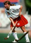 Canada's Heather Jones competing in the field hockey event at the 1992 Olympic games in Barcelona. (CP PHOTO/ COA/Ted Grant)