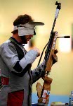 Canada's Guy Lorion Jr. competes in a shooting event at the 1984 Olympic games in Los Angeles. (CP PHOTO/ COA/ Tim O'lett)