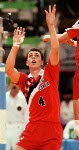 Canada's Kent Greves competing in the volleyball event at the 1992 Olympic games in Barcelona. (CP PHOTO/ COA/ Claus Andersen)