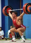 Canada's Denis Garon competing in the weightlifting event at the 1988 Olympic games in Seoul. (CP PHOTO/ COA/ Tim O'Lett)