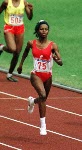 Canada's Marita Payne-Wiggins competing in the 400m  event at the 1988 Olympic games in Seoul. (CP PHOTO/ COA/F.S.Grant)