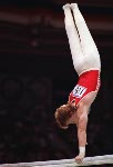 Canada's Brad Peters competing in a gymnastics event at the 1988 Olympic games in Seoul. (CP PHOTO/ COA/ Tim O'lett)