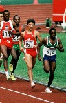 Canada's Simon Hoogewerf (right) competing in the 800m  event at the 1988 Olympic games in Seoul. (CP PHOTO/ COA/Tim O'Lett)