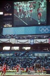 Canada's Nancy Tinari (#82) competing in the 10 000m event at the 1988 Olympic games in Seoul. (CP PHOTO/ COA/F.S.Grant)