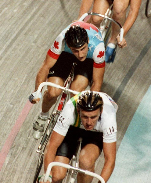 Canada's Gianni Vignaduzzi competing in the cycling event at the 1988 Olympic games in Seoul. (CP PHOTO/ COA/T.O'Lett)