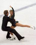 Canada's Christine Hough and Doug Ladret participate in the pairs figure skating event at the 1988 Winter Olympics in Calgary. (CP PHOTO/COA/C. McNeil)