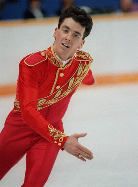 Canada's Brian Orser participates in the figure skating event at the 1988 Winter Olympics in Calgary. (CP PHOTO/COA/T.Grant)
