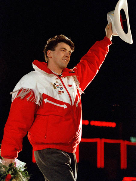Canada's Brian Orser participates in the figure skating event at the 1988 Winter Olympics in Calgary. (CP PHOTO/COA/ T. Grant)