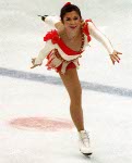 Canada's Isabelle Brasseur (left) and Loyd Eisler participate in the pairs figure skating event at the 1988 Winter Olympics in Calgary. (CP PHOTO/COA)