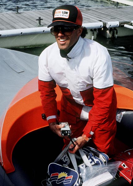 Canada's Dave Thomas coach for the Canadian yachting team at the 1988 Olympic games in Seoul. (CP PHOTO/ COA/ Cromby McNeil)