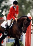 Canada's Ian Miller riding Future Shock in the equestrian event at the 1988 Olympic games in Seoul. (CP PHOTO/ COA/ C. McNeil)