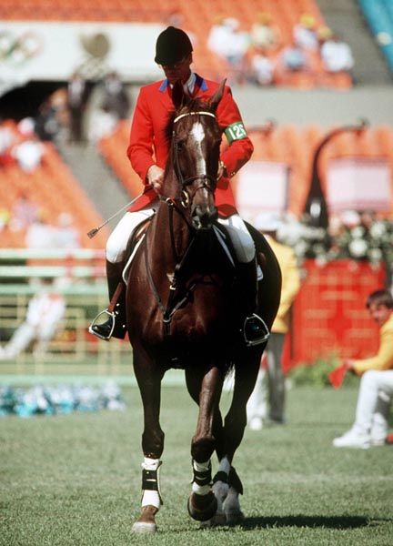 Canada's Ian Miller rides Big Ben in the equestrian event at the 1988 Olympic games in Seoul. (CP PHOTO/ COA/ C. McNeil)