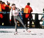 Canada's Glen Rupertus competes in the biathlon event at the 1988 Calgary Olympic winter Games. (CP PHOTO/COA/J. Gibson)