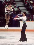 Canada's Isabelle Brasseur and Lloyd Eisler  compete in the figure skating event at the 1994 Lillehammer Winter Olympics. (CP PHOTO/ COA)