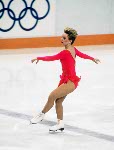 Canada's Elizabeth Manley participates in the figure skating event at the 1988 Winter Olympics in Calgary. (CP PHOTO/COA/ D. Stubbs)
